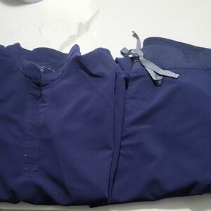 Figs Navy Blue Scrub Set